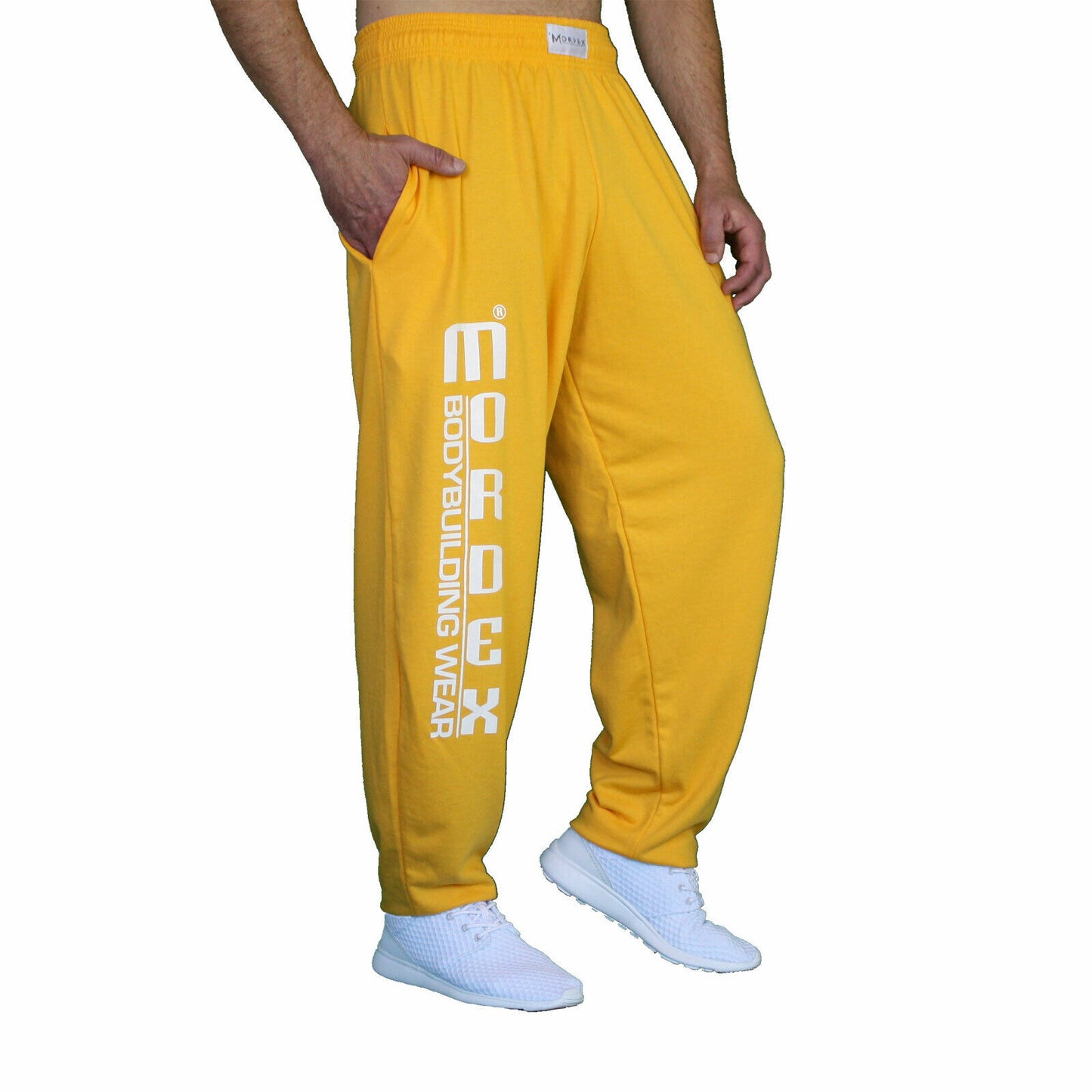 Hose, lang, gelb mit Druck BW