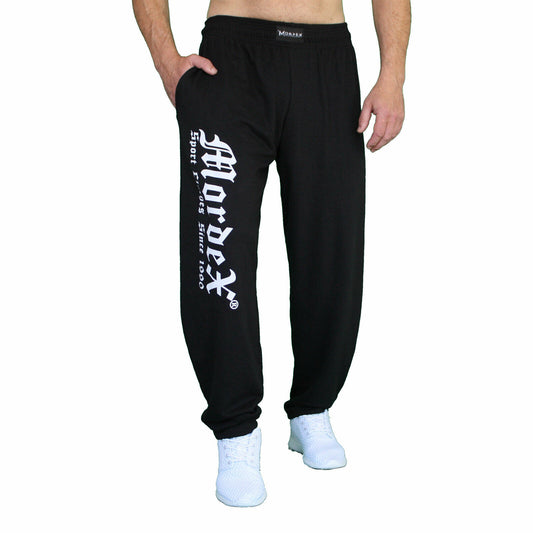 Hose, lang, schwarz Gotik mit Druck BW